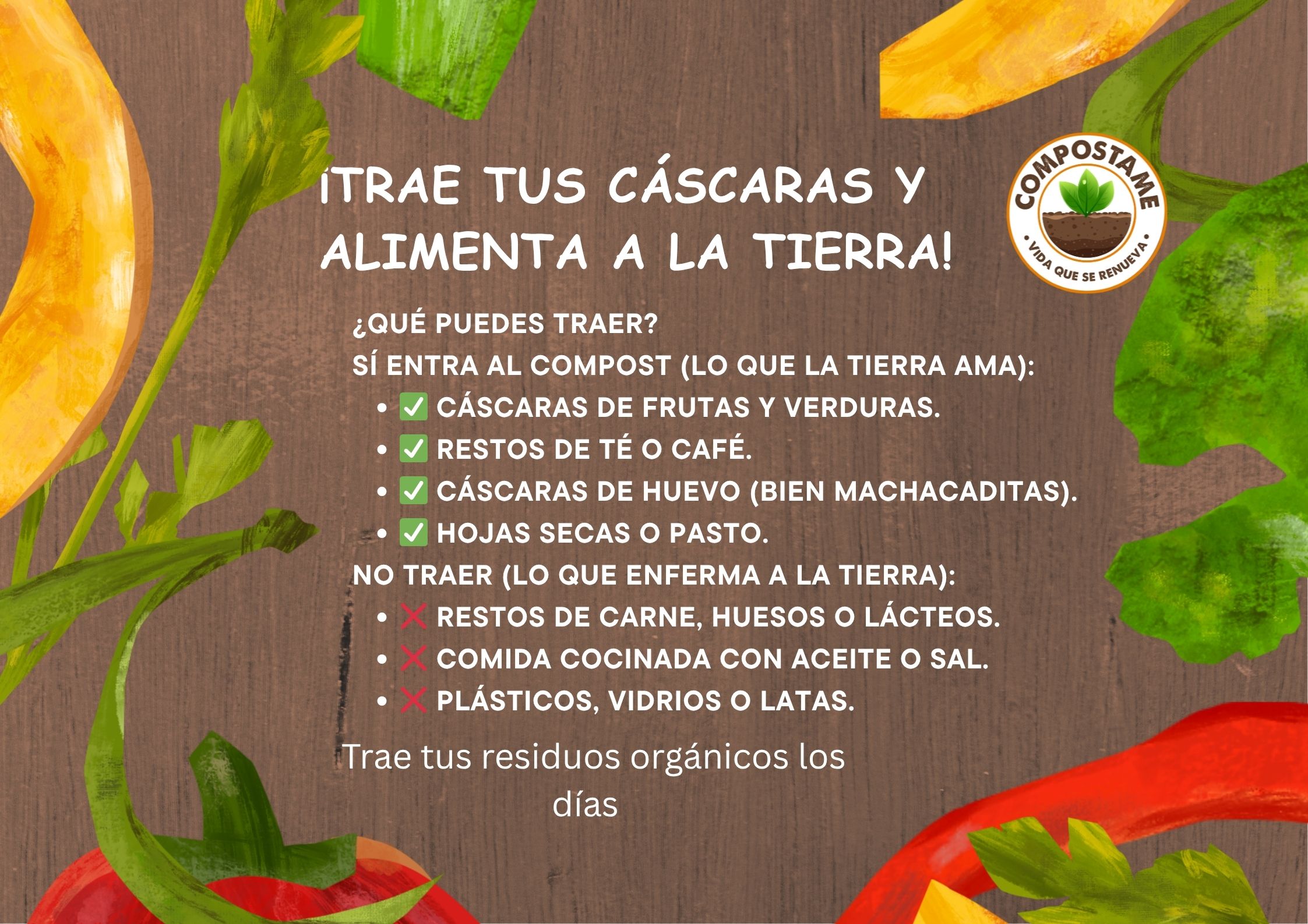 Cartel Compostaje